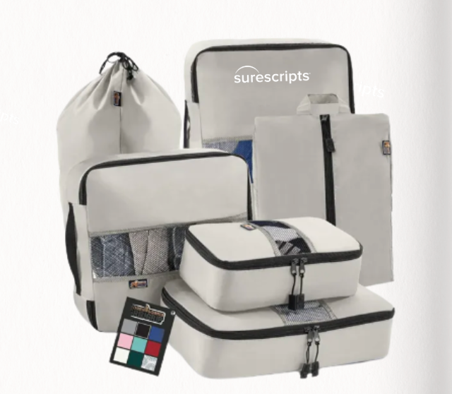 6 Pack Packing Travel Cubes- LIGHT GRAY